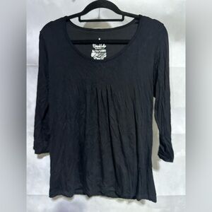 Miraclebody Miraclesuit Women’s Large Black Shapewear Top Blouse Shirt Slimming